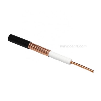 Low Loss Rf Feeder Jumper Coaxial Cable Wide Frequency Range Low Attenuation 1/2'' Inch Copper Clad Aluminium Wire Custom Length