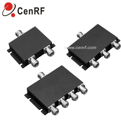 rf 2 3 4 way ip65 698-2700MHz microstrip signal power splitter divider with n-female