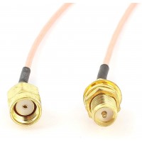 RF RG316 Antenna Cable Assembly RP SMA Male to RP SMA Female RF Coax Coaxial Jumper Pigtail Cable