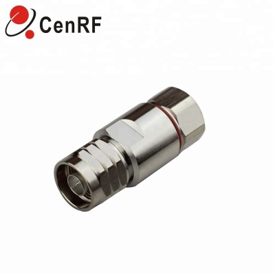 High quality N type male rf straight connector for 1/2 coaxial feed cable