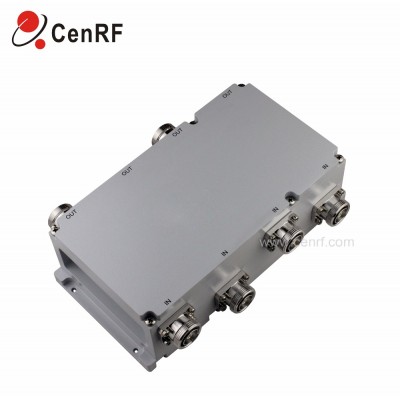 High quality high power 4 in 4 out 700-2700MHz DIN-Female Hybrid Combiner