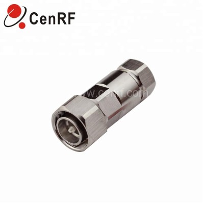 Low Loss 1/2" Superflexible Coaxial Cable connector with MINI DIN 4.3-10 Male RF Connector apply in Communications